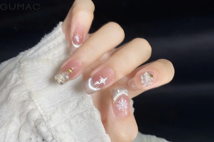 mau nail don gian mat meo thoi thuong